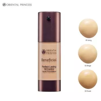 ORIENTAL PRINCESS Beneficial Perfect Lasting Oil Control Liquid Foundation № 01–03 50 г 50 g