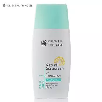 ORIENTAL PRINCESS Натуральный солнцезащитный крем с УФ-защитой для жирной кожи для лица SPF 40 PA+++ 50 мл 50 ml