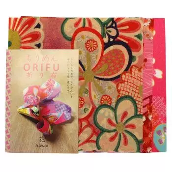 Оригами Оригами Искусственный шелк Креп Чиримен Оригами Цветок Мияко Чиримен Разрезанная ткань Старая ткань Ткань Розовые принадлежности Изделия ручной работы