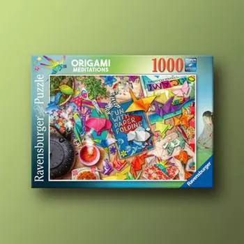 Origami Play 1000 Piece Ravensburger Jigsaw Puzzle, популярная корейская настольная игра