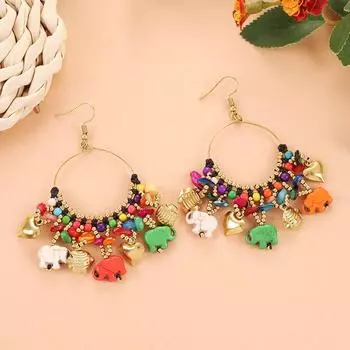 Original design Siam secret earrings vacation niche personality elephant earrings women s earrings