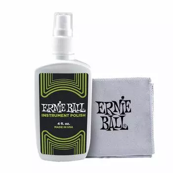 [Оригинал] ERNIE BALL 4222 Полировка и салфетка для музыкальных инструментов ПОЛИРОЛЬ С САЛОНОМ