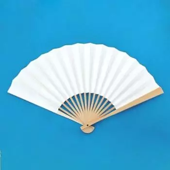 Оригинальный веер Го из Ниппон, штаб-квартира Play it, белая татуировка веера Ки-ин, Го. сам. Толстая кость (с бумагой).