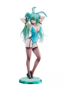 original illustration Twintail Bunny DX Standard Edition scale PVC ABS finished figure Sakiyamama s Green Ver. 1/4 & pre-painted