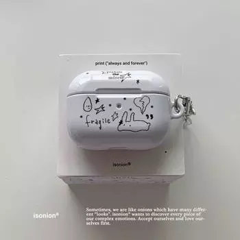 Original Import Headset Glossy Film Hard Case Apple Apple AirPods Exhale sad earphone shell
