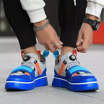 Original Men s Fashion Sneakers Breathable Leather Casual Sneakers Men Comfy Platform Sneakers Flat Shoes Man Zapatillas Hombre 39