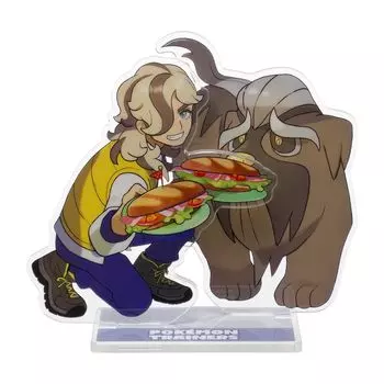 Оригинальная акриловая подставка Pokemon Center TRAINERS Pepper Mafitif POKMON &