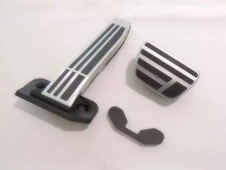 Оригинальная алюминиевая педаль газа Lexus LS500 последней модели, алюминиевая накладка на педаль тормоза, накладка на педаль Lator, комплект из 3 предметов для 220-й серии Crown последней модели