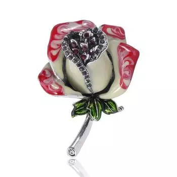 Оригинальная брошь-букет Drip, брошь-цветок в стиле ретро High-End, аксессуары для одежды темно-коричневого