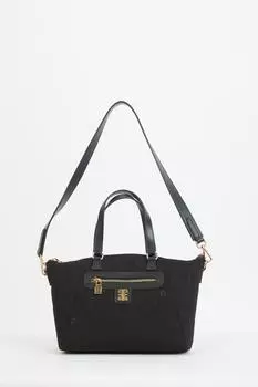 Оригинальная черная роскошная сумка через плечо Pierre Cardin Черная женская сумка через плечо