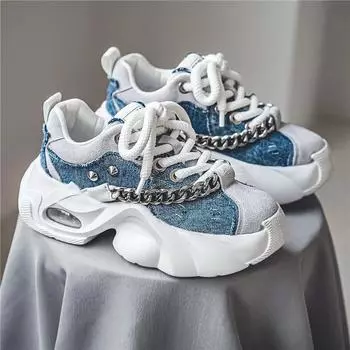 Оригинальная дизайнерская мужская обувь, модная повседневная обувь на платформе, увеличивающая рост, обувь для мужчин, хип-хоп, массивные кроссовки Zapatillas Hombre 39