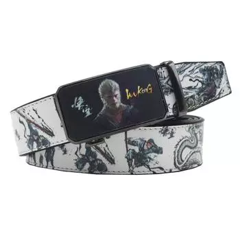 Оригинальная европейская и американская печать граффити автоматическая пряжка ремня Wukong Wukong печать, автоматическая пряжка ремня 105cm