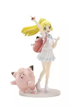 Оригинальная фигурка Pokemon Center Ganba Lillie Pippi в масштабе, готовая покрашенная фигурка и 1/8 ПВХ и АБС