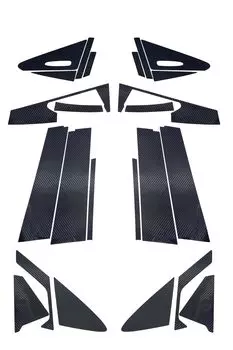 Оригинальная карбоновая наклейка Start Side 60 Series 5th Generation, боковая стойка, задняя ручка, стойка, детали для предотвращения царапин