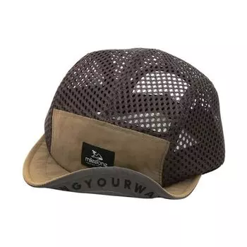 Оригинальная кепка Milestone BrownBrown Mesh Cap F Brown Brown [Milestone] MSC-013 Мужская/Женская (приблизительно. 56,5-59,5см) -