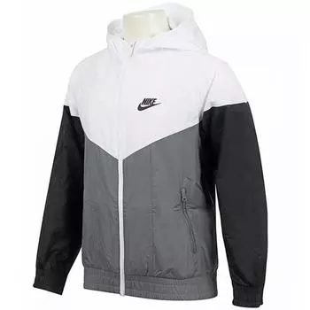 Оригинальная куртка Nike Junior Sportswear Windrunner с капюшоном FZ5516100:140(S)