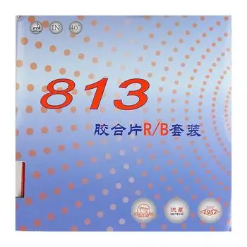 Оригинальная накладка для настольного тенниса METEOR 813 (Красный + черный) Универсальная губка для пинг-понга 1 Red and 1 Black