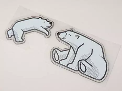 Оригинальная наклейка Suzuki Crosbee XBEE Deco Emblem Polar Bear MN71S, опциональный продукт дилера