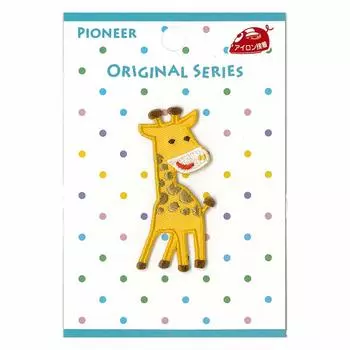 Оригинальная нашивка Pioneer Animal Giraffe 1 шт. Желтая ORG350-23078