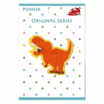 Оригинальная нашивка Pioneer Dinosaur Tyrannosaurus 1 шт. Оранжевый ORG350-23088 оранжевый