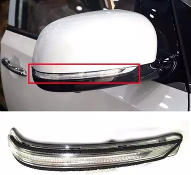 Оригинальная OEM лампа наружного зеркала 87614-A9000, правая / 87614A9000 для Kia Sedona 15-21