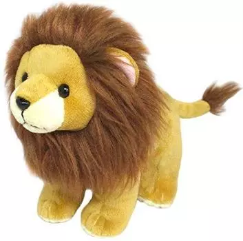 Оригинальная плюшевая игрушка Sanei Boeki Pururun Animal Lion xx В12см Ш6,5 Г14,5 львиный