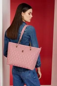 Оригинальная роскошная сумка через плечо Pierre Cardin Dusty Rose Женская сумка через плечо Dusty Rose