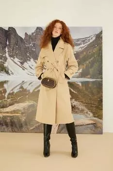 Оригинальная роскошная сумка через плечо Pierre Cardin Coffee Monogram Женская сумка через плечо Coffee Monogram