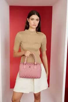 Оригинальная роскошная сумка через плечо Pierre Cardin Dusty Rose Женская сумка через плечо Dusty Rose