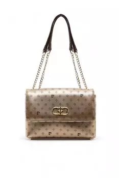 Оригинальная роскошная женская сумка на плечо Pierre Cardin Dore с монограммой Dore 05Pc23K105-Mn