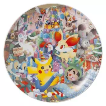 Оригинальная рождественская тарелка Pokemon Center 2013