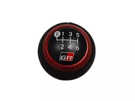 Оригинальная ручка переключения передач Toyota GRMN Yaris для автомобилей с механической коробкой передач Ultra Suede Corolla Corolla Sport Corolla Touring Yaris Доступна оригинальная оригинальная [внутренняя красный