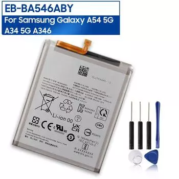 Оригинальная сменная батарея EB-BA546ABY для Samsung Galaxy A54 5G A34 5G A346, заряженная батарея для телефона 5000 мАч