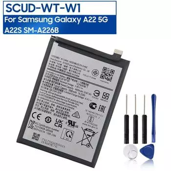 Оригинальная сменная батарея SCUD-WT-W1 для Samsung Galaxy A22 5G A22S SM-A226B перезаряжаемая батарея для телефона 5000 мАч