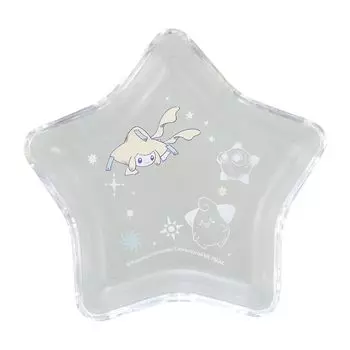 Оригинальная стеклянная пластина Pokemon Center Jirachi Star Connector в форме звезды