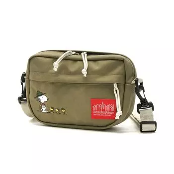 Оригинальная сумка через плечо Сумка через плечо Mulberry PEANUTS FW2022 Хаки [Manhattan Portage] [Официально]