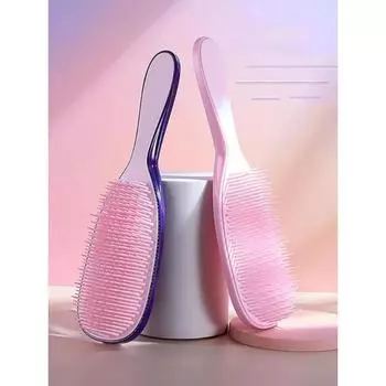 Оригинальная волшебная расческа, антистатические массажные щетки для волос, не завязанные, распутывают, массажная расческа для душа, расческа для салона, 4 цвета