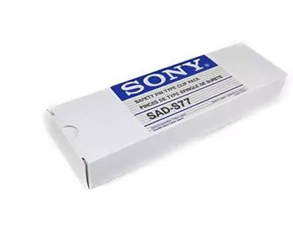 Оригинальная зажимная булавка SONY для галстука, тип булавки безопасности, в случае SAD-S77 (продано 6) чёрный