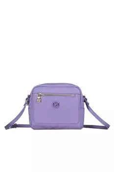Оригинальная женская сумка-мессенджер Pierre Cardin Lavender с перекрестным ремешком Lavender 2
