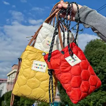 Оригинальная зимняя шерстяная клетчатая сумка через плечо - женская мода и повседневный аксессуар для студентов и поездок на работу