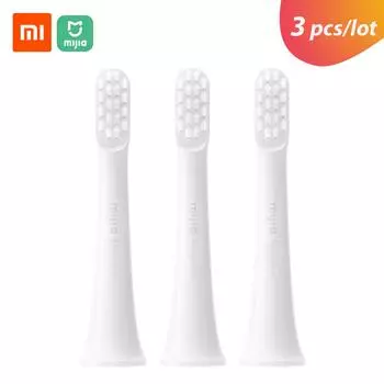 Оригинальная зубная щетка Xiaomi T100, сменные насадки для зубной щетки Mijia T100, электрическая насадка для глубокой чистки полости рта Sonicare