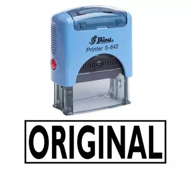 ОРИГИНАЛЬНАЯ самоклеящаяся резиновая печать на заказ блестящая офисная стационарная печать Impression Area 14 mm x 38 mm чёрный