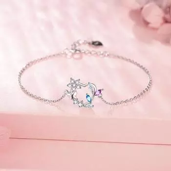 Оригинальное кольцо-цветок из стерлингового серебра S925, женский легкий роскошный браслет в стиле меньшинства с бриллиантами и бабочками, ювелирные изделия для рук 925