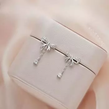 Оригинальное ожерелье с кисточками и бантом с нишевым дизайном, сладкий темперамент, подарок на День святого Валентина