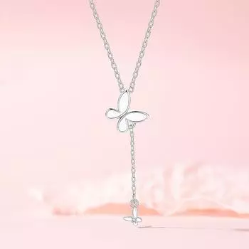 Оригинальное ожерелье с кисточками и бабочками, ювелирное изделие для женщин, простая фея, порхающая, темпераментная, дорожная цепочка из нержавеющей стали на ключицу