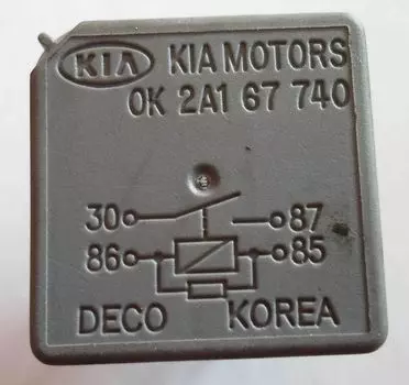 Оригинальное реле OEM 0K2A1-67740/0K2A167740 для Hyundai Kia