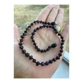 Оригинальное сертифицированное детское колье с подвеской из балтийского янтаря