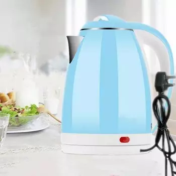 Оригинальные электрические чайники из нержавеющей стали для кухонной техники, 2 л, умный чайник с контролем температуры и автоматическим отключением питания синий