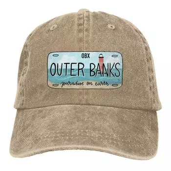 Оригинальные бейсболки Outer Banks с номерным знаком OBX, аксессуары, модная джинсовая кепка Snapback с потертостями, летние шляпы, кепка One Size
