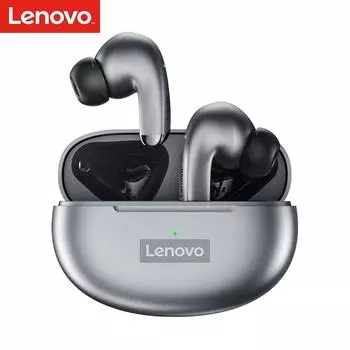 Оригинальные беспроводные Bluetooth наушники Lenovo LP5, HiFi музыкальные наушники, спортивные водонепроницаемые наушники с микрофоном, новые